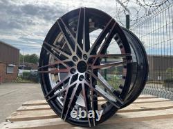 BMW SÉRIE 3 SÉRIE 4 SÉRIE 5 ADAPTATION JANTES EN ALUMINIUM STYLE 20 666m NOIR POLI