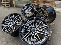 BMW SÉRIE 3 SÉRIE 4 SÉRIE 5 ADAPTATION JANTES EN ALUMINIUM STYLE 20 666m NOIR POLI