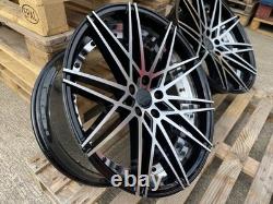 BMW SÉRIE 3 SÉRIE 4 SÉRIE 5 ADAPTATION JANTES EN ALUMINIUM STYLE 20 666m NOIR POLI
