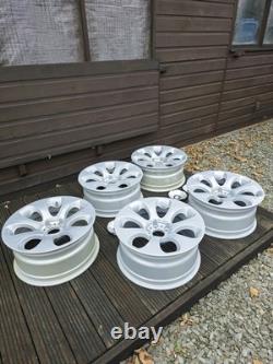 BMW SERIE 6 (E63/E64) 19 JANTES EN ALUMINIUM ARGENT ÉLLIPSOÏDALES STYLE 121 AUTHENTIQUES x 5