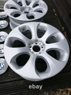 BMW SERIE 6 (E63/E64) 19 JANTES EN ALUMINIUM ARGENT ÉLLIPSOÏDALES STYLE 121 AUTHENTIQUES x 5
