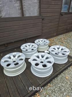 BMW SERIE 6 (E63/E64) 19 JANTES EN ALUMINIUM ARGENT ÉLLIPSOÏDALES STYLE 121 AUTHENTIQUES x 5