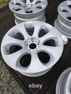 BMW SERIE 6 (E63/E64) 19 JANTES EN ALUMINIUM ARGENT ÉLLIPSOÏDALES STYLE 121 AUTHENTIQUES x 5 BMW SERIE 6 (E63/E64) 19 JANTES EN ALUMINIUM ARGENT ÉLLIPSOÏDALES STYLE 121 AUTHENTIQUES x 5