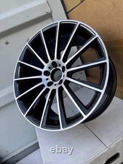 ENSEMBLE DE 4 ROUES EN ALUMINIUM STYLE TURBINE 20 5X112 POUR MERCEDES