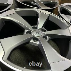 Ex Display 18 Audi Rs3 Rotor Style Alliage Roues Satin Gris Audi A3 + Plus