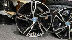 Exposition 18 Jantes en Alliage Polies Gloss Black Style R Design Volvo V40 C30 + plus