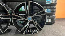 Exposition 18 Jantes en Alliage Polies Gloss Black Style R Design Volvo V40 C30 + plus