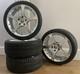 Jantes En Aluminium Argent 18 Pouces Jaguar Proteus Style Avec Pneus Goodyear 5x120.65