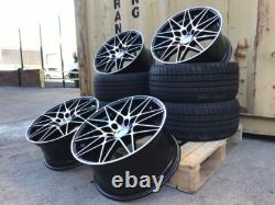 JANTES ET PNEUS EN ALLIAGE DE STYLE COMPÉTITION 666m DE 19'' POUCES, S'ADAPTENT AUX BMW SÉRIE 5 / 6