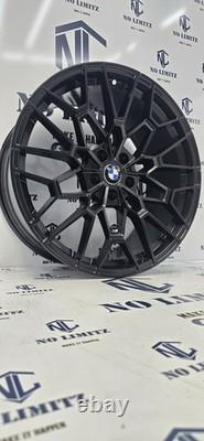 Jantes alliage BMW 19 827M Style neuves 5x120 noir mat (lot de 4)
