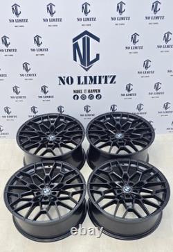 Jantes alliage BMW 19 827M Style neuves 5x120 noir mat (lot de 4)