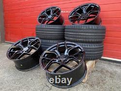 Jantes alliage BMW 19 pouces style Competition décalées + 4 pneus neufs 5x120 concaves Jantes alliage BMW 19 pouces style Competition décalées + 4 pneus neufs 5x120 concaves