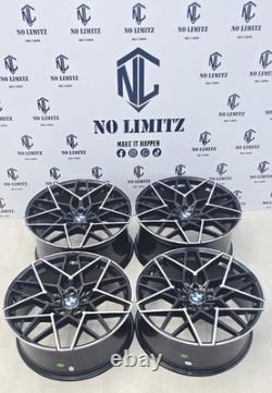 Jantes alliage BMW 20 813M M8 Style neuves 5x120 décalées finition diamantée