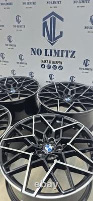 Jantes alliage BMW 20 813M M8 Style neuves 5x120 décalées finition diamantée