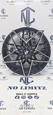 Jantes alliage BMW 20 813M M8 Style neuves 5x120 décalées finition diamantée