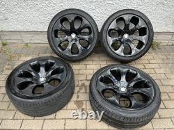Jantes alliage BMW authentiques 19 style 121 ellipsoïde noir, avec pneus, 5x120, 8,5/9