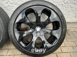 Jantes alliage BMW authentiques 19 style 121 ellipsoïde noir, avec pneus, 5x120, 8,5/9
