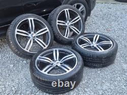 Jantes alliage BMW style 18 pouces 5x120 avec pneus 7M++