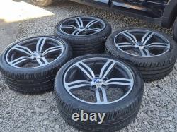 Jantes alliage BMW style 18 pouces 5x120 avec pneus 7M++