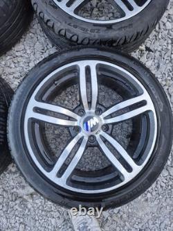 Jantes alliage BMW style 18 pouces 5x120 avec pneus 7M++