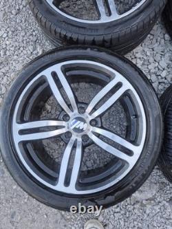 Jantes alliage BMW style 18 pouces 5x120 avec pneus 7M++