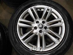 Jantes en alliage 17 pouces Jaguar XF avec pneus. Ensemble de 4. Style 'Ursa'. C2Z29790. 2012-15