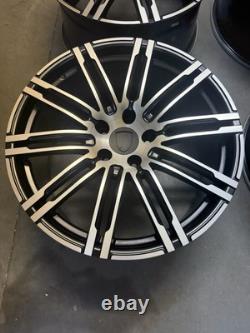 Jantes en alliage 21'' style Turbo 3 Porsche adaptées pour Cayenne, Audi Q7, VW Touareg
