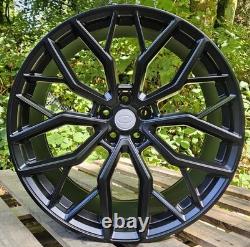 Jantes en alliage 22 TW RS Style Noires 5x120 compatibles avec le nouveau Range Rover Defender