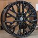 Jantes En Alliage 4 Style Gloss Black 18 Pour Transit Custom Uniquement