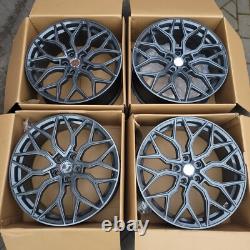 Jantes en alliage 4x 20'' 5x120 adaptées aux BMW Série 3 4 5 VW T5 T6 Jantes grises Style 8.5j