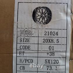 Jantes en alliage 4x 20'' 5x120 adaptées aux BMW Série 3 4 5 VW T5 T6 Jantes grises Style 8.5j