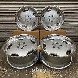 Jantes en alliage AMG Aero Monoblock 18 style Mercedes Argent 5x112 décalées