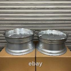Jantes en alliage AMG Aero Monoblock 18 style Mercedes Argent 5x112 décalées