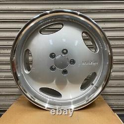 Jantes en alliage AMG Aero Monoblock 18 style Mercedes Argent 5x112 décalées