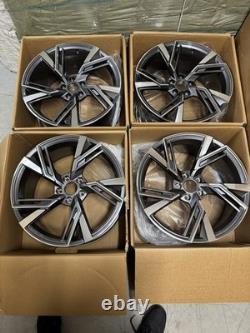 Jantes en alliage Audi style R19 5x112 8.5j ET40 4x19 pouces jantes pole grises A6 A4