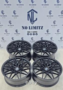Jantes en alliage BMW 19 1000M style neuves 5x120 décalées noir brillant