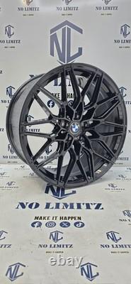 Jantes en alliage BMW 19 1000M style neuves 5x120 décalées noir brillant