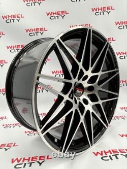 Jantes en alliage BMW 666M Style 18 pouces avec face usinée noire 5x120 série 1/2/3/4/5