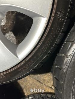 Jantes en alliage BMW E60 E46 Style 124 18 avec pneus 5x120 8j avant et 9j arrière OEM