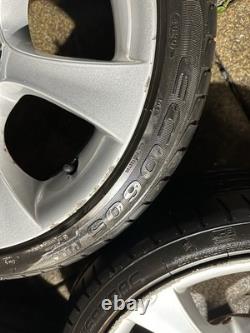 Jantes en alliage BMW E60 E46 Style 124 18 avec pneus 5x120 8j avant et 9j arrière OEM