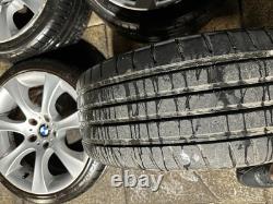 Jantes en alliage BMW E60 E46 Style 124 18 avec pneus 5x120 8j avant et 9j arrière OEM