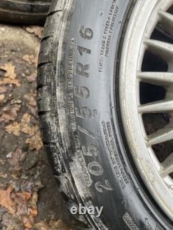 Jantes en alliage BMW Style 15 16 Pneus Rares E38 E30 E36 E21 E28 5x120 OEM 16x7.5j