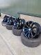 Jantes En Alliage Genuine Bmw Style 285 V-spoke 17x8 Rénovées En Noir Brillant 6783631