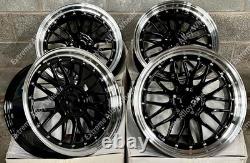 Jantes en alliage LM noires de 18 pouces compatibles avec BMW Série 3 F30 F31 F34 F80 8J