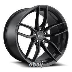Jantes en alliage Niche Vosso 19x8.5 ET42 Finition Noir Mat Jante 5 Branches Multiples