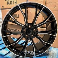 Jantes en alliage Pol Noir 669m style RF8 20 pouces adaptées aux BMW 5 6 7 8 Série X3 X4 5X112