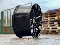 Jantes en alliage Pol Noir 669m style RF8 20 pouces adaptées aux BMW 5 6 7 8 Série X3 X4 5X112