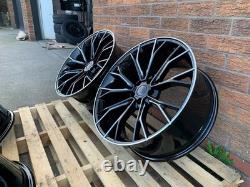 Jantes en alliage Pol Noir 669m style RF8 20 pouces adaptées aux BMW 5 6 7 8 Série X3 X4 5X112
