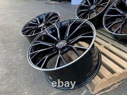 Jantes en alliage Pol Noir 669m style RF8 20 pouces adaptées aux BMW 5 6 7 8 Série X3 X4 5X112