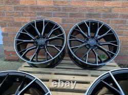 Jantes en alliage Pol Noir 669m style RF8 20 pouces adaptées aux BMW 5 6 7 8 Série X3 X4 5X112